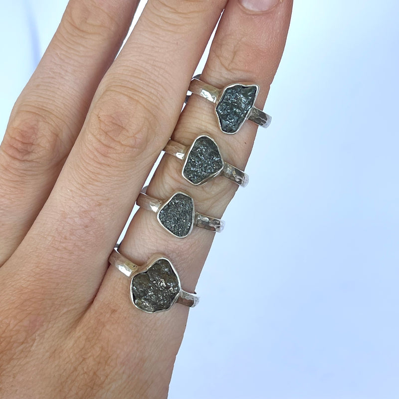 Rough Diamond Rings-Tasmanian Jewellery and gemstones-Rare and Beautiful