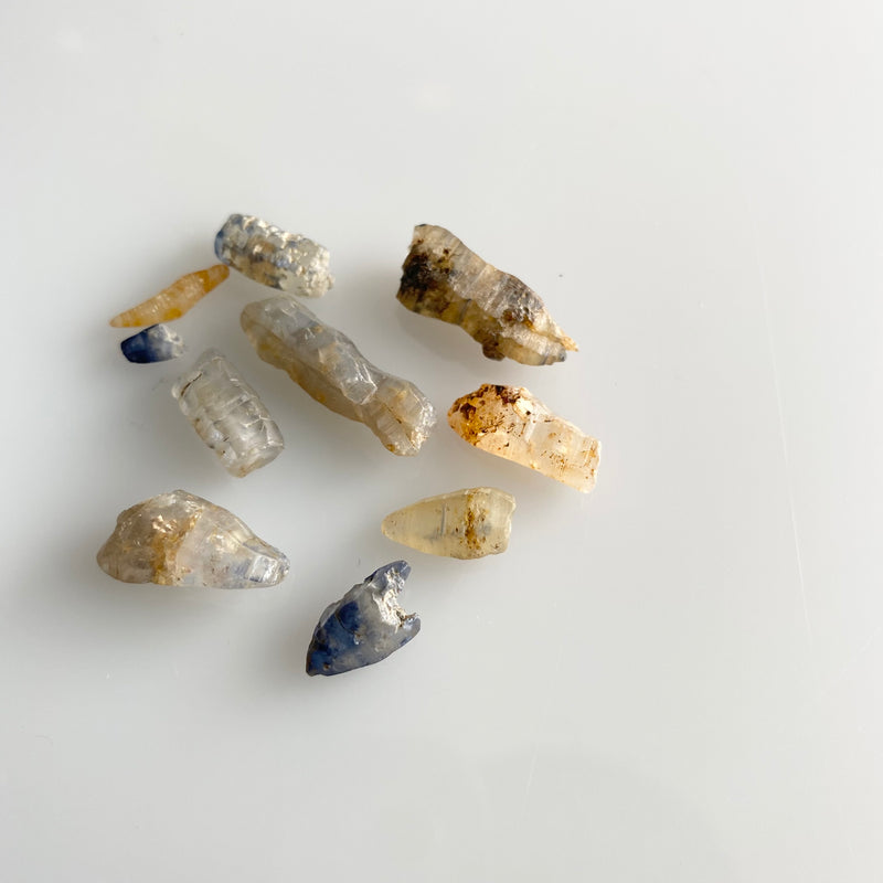 Sapphire Crystals-Tasmanian Jewellery and gemstones-Rare and Beautiful