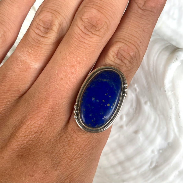 Lapis Lazuli Ring-Tasmanian Jewellery and gemstones-Rare and Beautiful