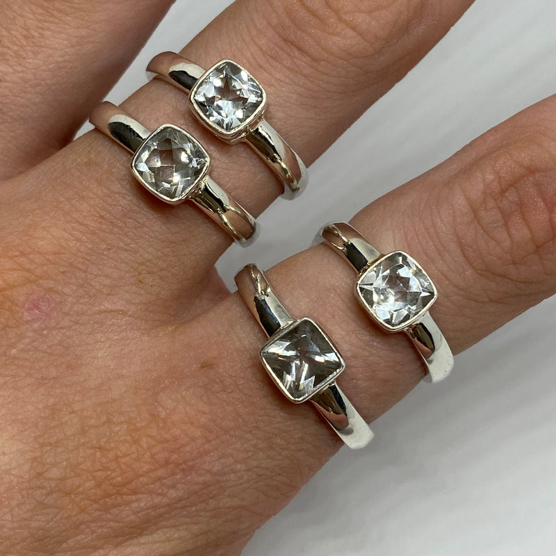 Rounded Square Killiecrankie Diamond Ring-Tasmanian Jewellery and gemstones-Rare and Beautiful