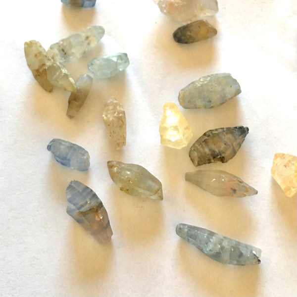Natural Sapphire Crystals-Tasmanian Jewellery and gemstones-Rare and Beautiful