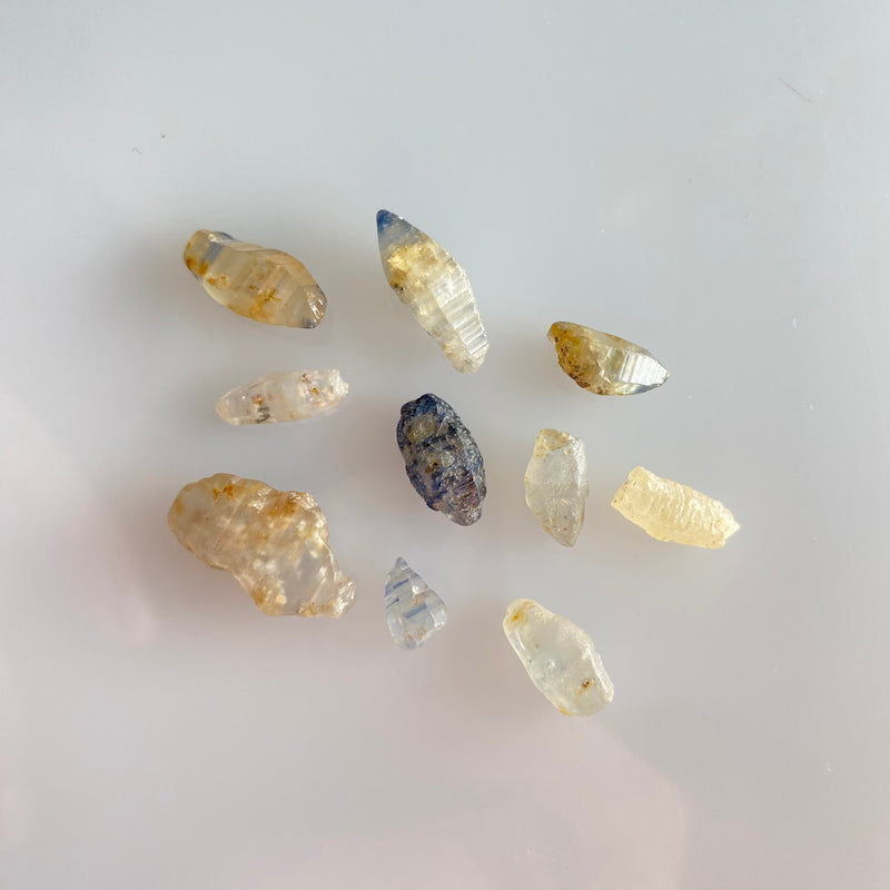 Sapphire Crystals-Tasmanian Jewellery and gemstones-Rare and Beautiful