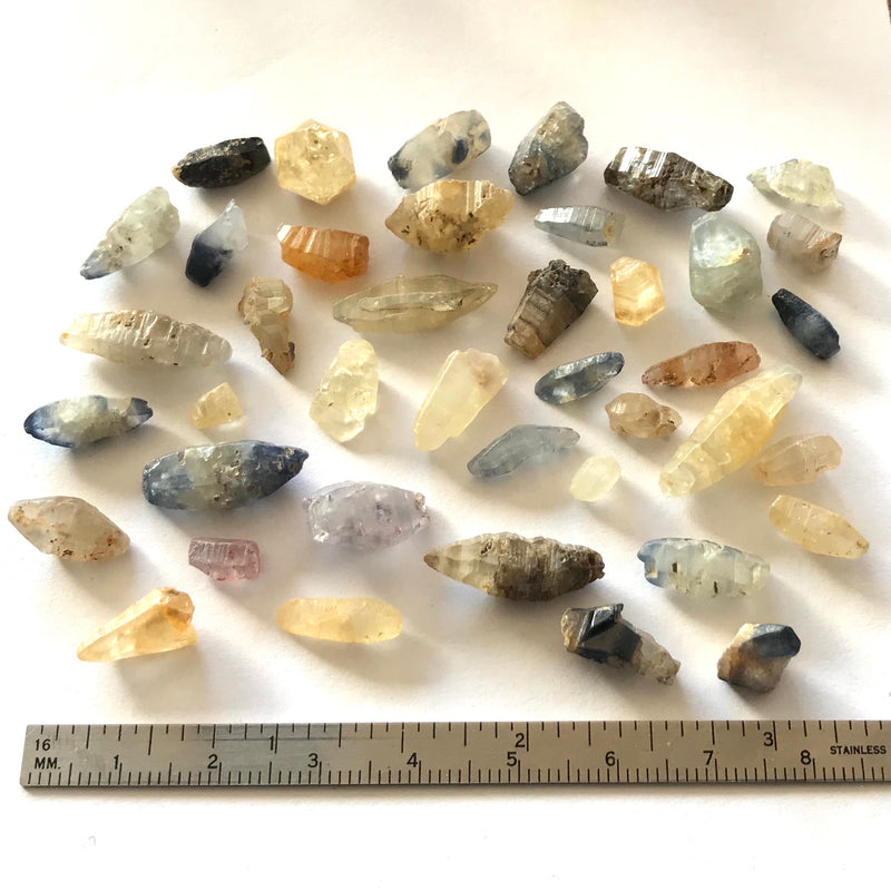 Sapphire Crystals from Sri Lanka-Tasmanian Jewellery and gemstones-Rare and Beautiful
