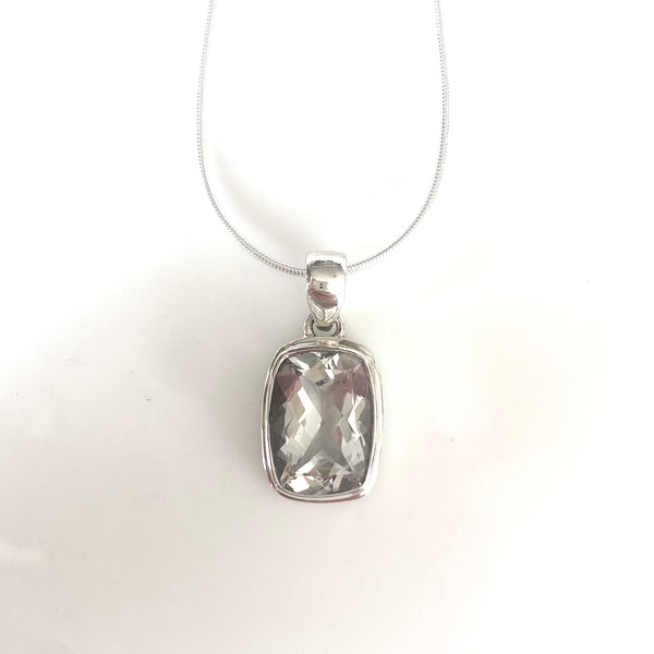 Rectangle Killiecrankie pendant-Tasmanian Jewellery and gemstones-Rare and Beautiful