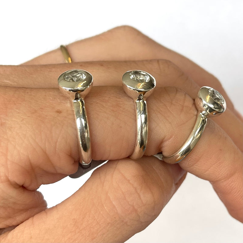 Round temple Killiecrankie Diamond Ring-Tasmanian Jewellery and gemstones-Rare and Beautiful