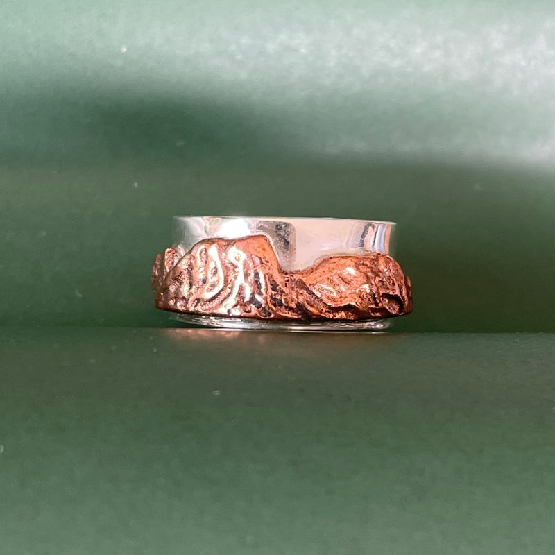 Unisex hazards ring - Copper-Tasmanian Jewellery and gemstones-Rare and Beautiful