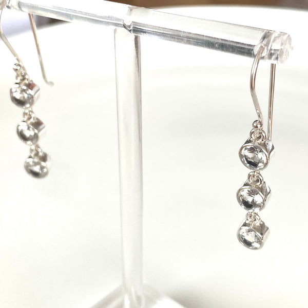 Trio drop Earrings-Tasmanian Jewellery and gemstones-Rare and Beautiful